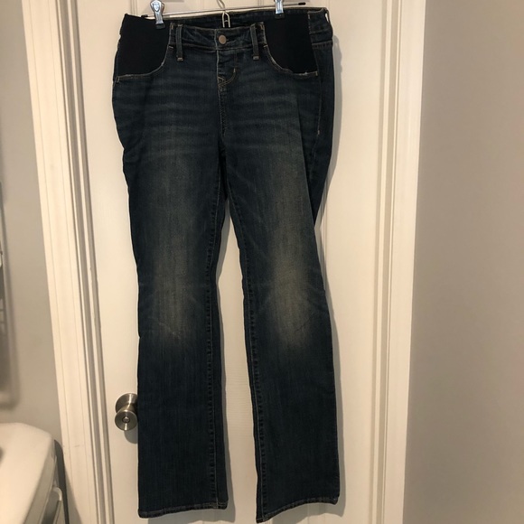 Old Navy Denim - Old navy maternity side panel boot cut jeans